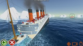 Sinking the RMS Aquitania  Ship Handling Simulator [upl. by Oina44]