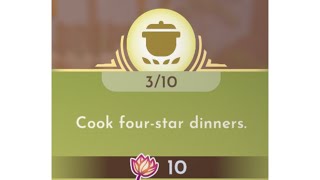 Cook fourstar dinners  Disney Dreamlight Valley [upl. by Dailey748]