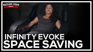 Infinity Evoke Massage Chair Space Saving Feature [upl. by Joost]