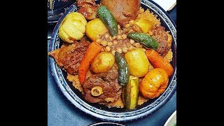 أحسن طريقة جربتها للكسكسي بالعلوش Tunisian couscous with lamb easy [upl. by Korenblat]