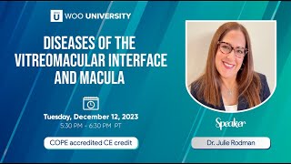 Diseases Of The Vitreomacular Interface And Macula [upl. by Niahs]