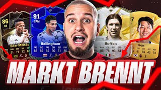 Der MARKT BRENNT 🔥❌ MARKTCRASH  ABER wir VERDOPPELN JETZT COINS in EA FC 25 😱 [upl. by Anayk291]