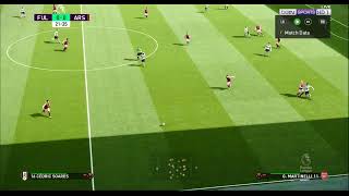 Lets Play Fulham vs Arsenal 🔴 PES 2021 eFootball Gameplay 2024 2025 No Commentary [upl. by Erhart]