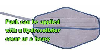 CHATTANOOGA HYDROCOLLATOR TERRY FILLED HEAT PACK COVER 12 PACK at ProHealthcareProductscom [upl. by Lossa311]