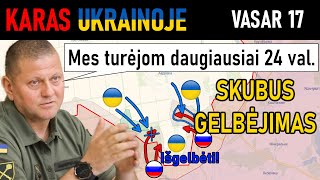 Vas 17 Ukrainos Pajėgos IŠSIVERŽIA IŠ APSUPTIES  Karas Ukrainoje Apžvalga [upl. by Ainadi]