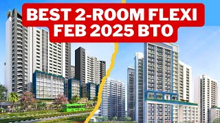 Feb 2025 BTO Preview Best 2Room Flexi Type 1 amp 2 HDB BTO February 2025 Project Launch Singapore [upl. by Potter]