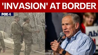 Texas Gov Greg Abbott claims selfdefense as state defies federal government over border [upl. by Abekam426]