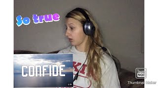 Juice WRLD  “CONFIDE” Lyric Video REACTION [upl. by Hal695]