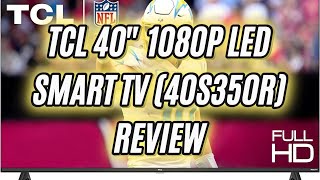 TCL 40Inch Class S3 1080p LED Smart TV with Roku TV 40S350R 2023 Model Review [upl. by Halbert]