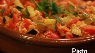 VEGETABLE STEW  PISTO BY SPANISH COOKING [upl. by Emelia]