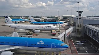 Inside Amsterdam Airport In A Glance Pt1 4K UHD [upl. by Naes]