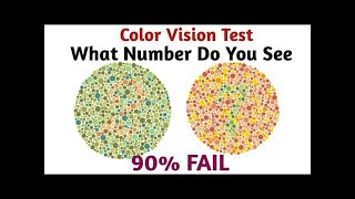 Color Blind Test  Ishihara Colour Blind Test Color Vision Test Colour Blind Test Railway Exam [upl. by Dachia835]