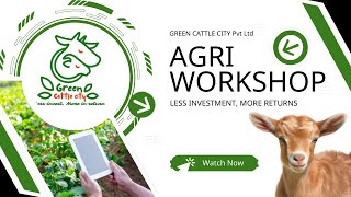 Agri Workshop  Less Investment More Returns  Green Cattle City Pvt Ltd [upl. by Stoddard235]