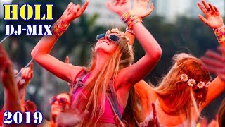 Holi Latest Non stop DJ Remix Bollywood Songs 2019  BGMusic [upl. by Irihs409]