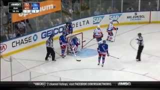 New York Islanders vs New York Rangers 14102014 [upl. by Htebi444]