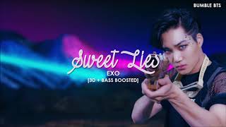 3DBASS BOOSTED EXO 엑소  SWEET LIES KOREAN VER  bumblebts [upl. by Araht]