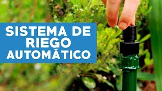 ¿Cómo implementar un sistema de riego automático en el jardín [upl. by Noe971]