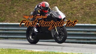 First Panigale v4r test Hafizh Syahrin prepare for asia superbike 1000 at Sepang [upl. by Pierce]