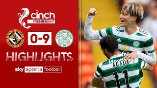 Celtic record their biggest victory in 12 years 🍀 Dundee United 09 Celtic  Highlights [upl. by Nahsar]