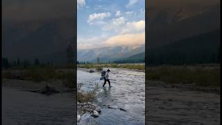 Titan Falls Fly Fishing kananaskis kananaskiscountry flyfishing titanfalls hiking backpacking [upl. by Odlonyer]