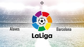 EA SPORTS FC 24 AlavesBarcelona La Liga 20232024 [upl. by Isolda290]