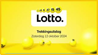 Lotto trekkingsuitslag 12 oktober 2024 [upl. by Leiram]