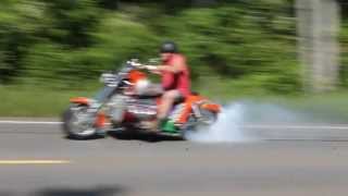 Boss Hoss 502 Burnout 1 [upl. by Jeremiah362]