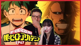 NOO ALL MIGHT THE FEEEEELS ┬┬﹏┬┬  My Hero Academia Reaction Episode 67  4x4 [upl. by Fitzhugh717]