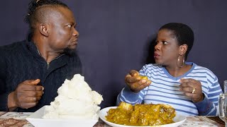 hilarious FARTING PRANK ON MY WIFE that Made Us LAUGH MADly AFRICAN FOOD MUKBANG [upl. by Meneau]