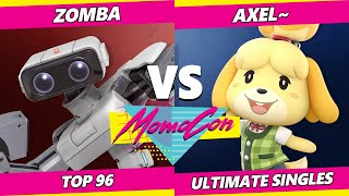 MomoCon 2022  Zomba ROB Vs axel isabelle SSBU Ultimate Tournament [upl. by Labana]