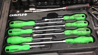 Carlyle tools 8pc screwdriver set review [upl. by Zenger]