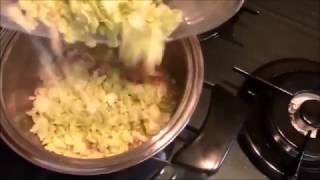 Risotto verza e pancetta in 1 minuto  FoodVlogger [upl. by Aihsenak849]