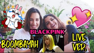 BLACKPINK  붐바야 BOOMBAYAH Ingkigayo Live Performance REACTION Andie amp Carlie [upl. by Eintirb785]