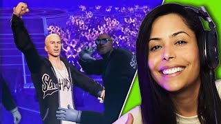 Reacting to EMINEM Concert in Fortnite  First Look at Chapter 5  Chica [upl. by Ettenom]