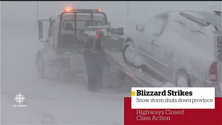 CBC News New Brunswick at 600 Feb 13 2017  Storm Special [upl. by Kahler]