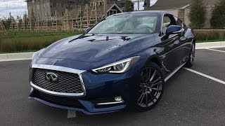 2017 Infiniti Q60 Red Sport 400 – Redline Review [upl. by Muraida]