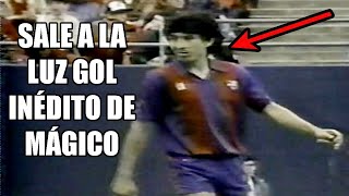 HISTÓRICO Sale a la Luz Gol INÉDITO de Mágico González en el Barcelona con Maradona [upl. by Francisco]