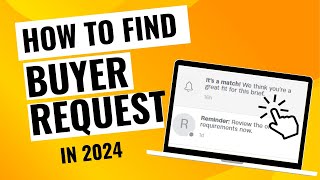 How to Find Buyer Requests on Fiverr 2024 [upl. by Orfinger]