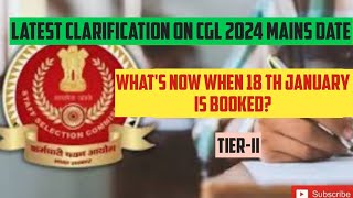 CGL 2024 Mains Date Latest ClarificationCGL Tier1 Result Expected Datesscssccglcgl2024 [upl. by Salohcim]