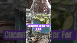 Cucumber Water for Detox garden shorts shortvideo gardening detox cucumber viralvideo [upl. by Arrec]