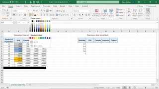 How to Create a Lorenz curve in Excel [upl. by Pritchett]