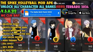 UPDATE Download The Spike Mod Apk 2024 V58212 Unlimited MoneyampUnlock All Characters Ranks SSSS [upl. by Alli]