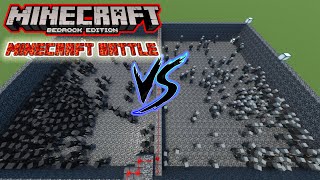 Minecraft Mobs battle Vindicators becomes the champions minecraft bedrock [upl. by Allison]