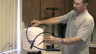 How To Reinflate or RePressurize A Storage Tank To A Reverse Osmosis Filtration System RO [upl. by Enelrae]