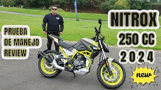 NUEVA NITROX 250CC T3 2024 VENTO  Review Prueba de manejo  Análisis [upl. by Schriever631]