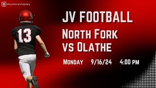 JV Football  NFHS vs Olathe  Mon 91624 4pm [upl. by Carolle]