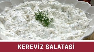 KEREVİZ SALATASI NASIL YAPILIR MEZE TARİFLERİ [upl. by Adeuga]