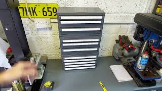 VEVOR DRILL BIT  MILLING CUTTER DISPENSER CABINET SET REVIEW BY TWEEDS GARAGE [upl. by Delila141]