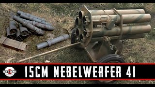 ww2 German  15cm Nebelwerfer 41 multiple rocket launcher WW2 [upl. by Natika]