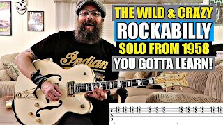 A Wild 66 Year Old Rockabilly Solo That You Gotta Learn [upl. by Tana]